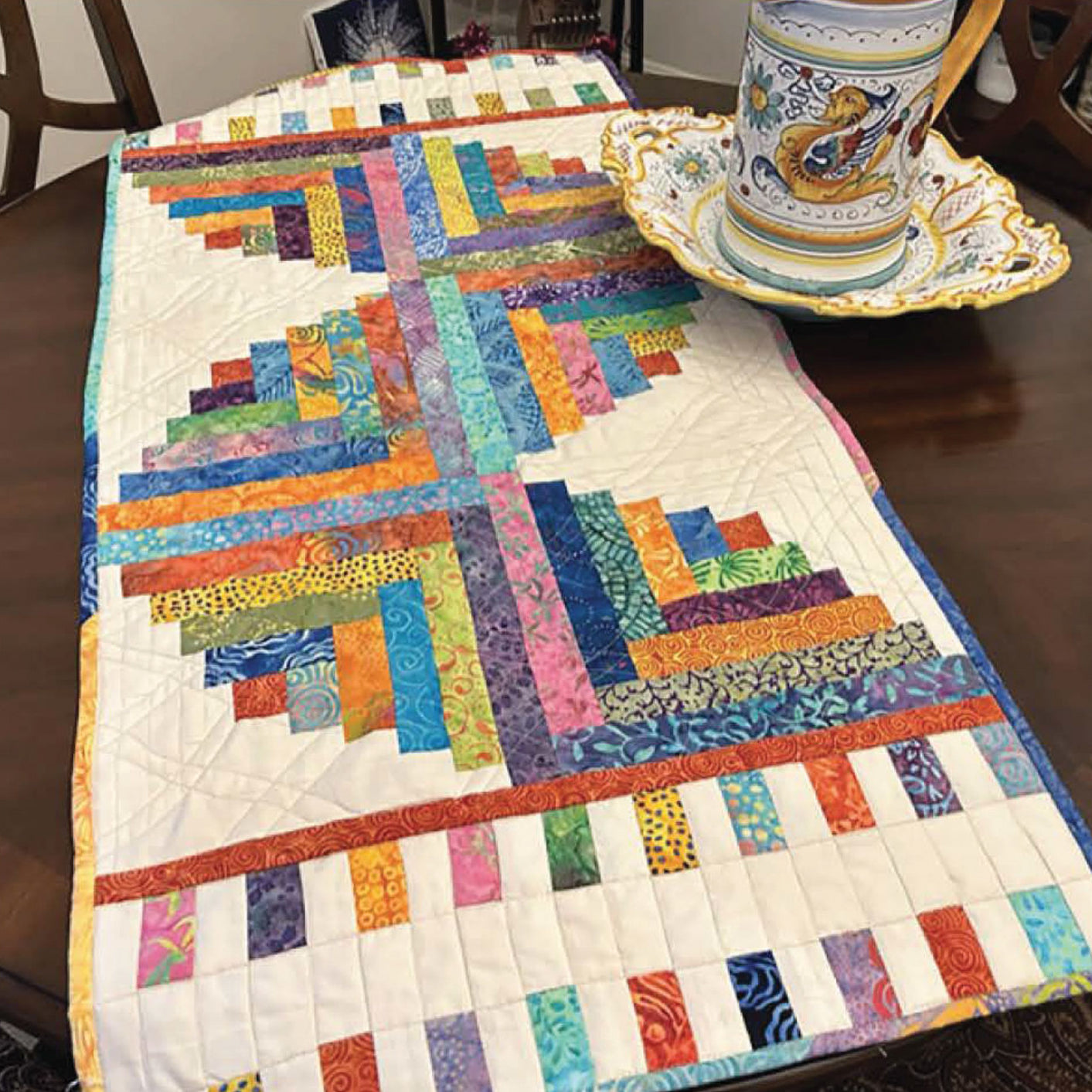 CUT LOOSE PRESS - Carnival Table Runner Pattern