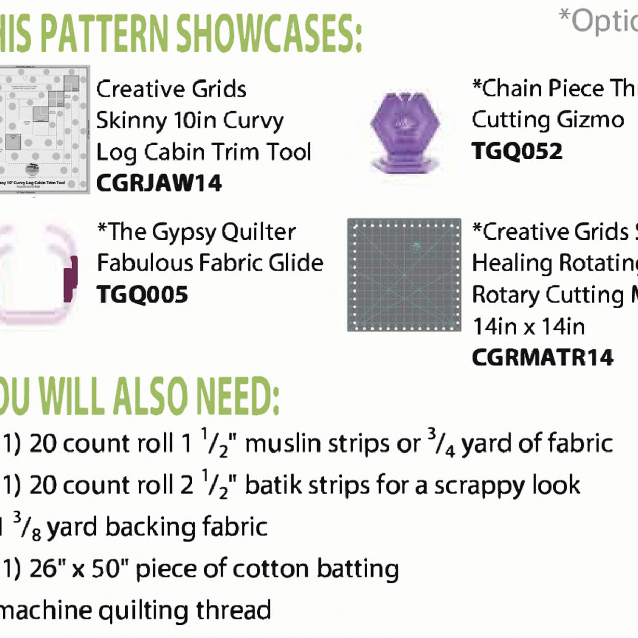 CUT LOOSE PRESS - Carnival Table Runner Pattern