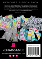 RENAISSANCE RIBBONS - Tula Pink - Graywork, Designer Pack DP-157 Graywork Fog