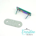 EMMALINE BAGS - Metal Bag Label "Handmade", Rainbow