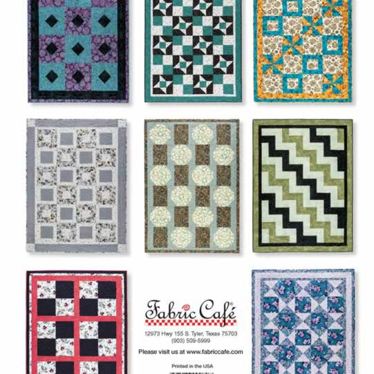 FABRIC CAFE - Easy Does It 3-Yard Quilts