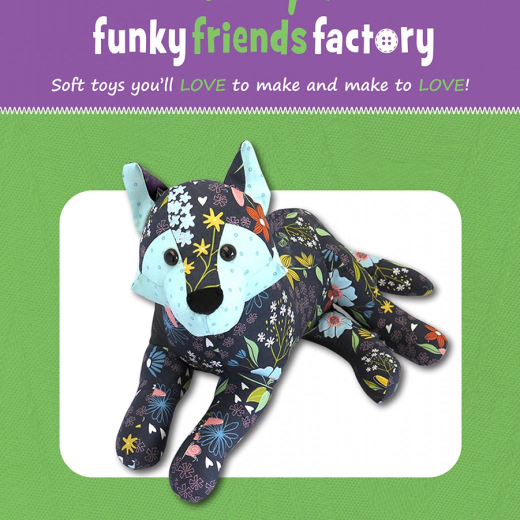 FUNKY FRIENDS FACTORY - Winsome Wolf Sewing Pattern