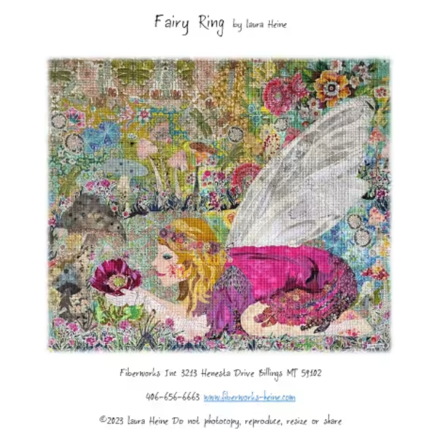 LAURA HEINE - Fairy Ring Collage Pattern FWLHFR