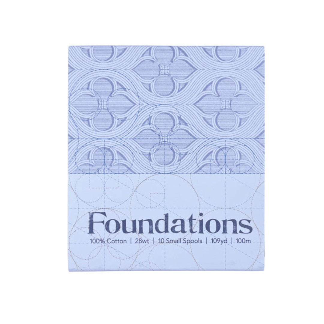 AURIFIL - Foundations Mini 28wt Collection - 10 Small Spools AC28FC10