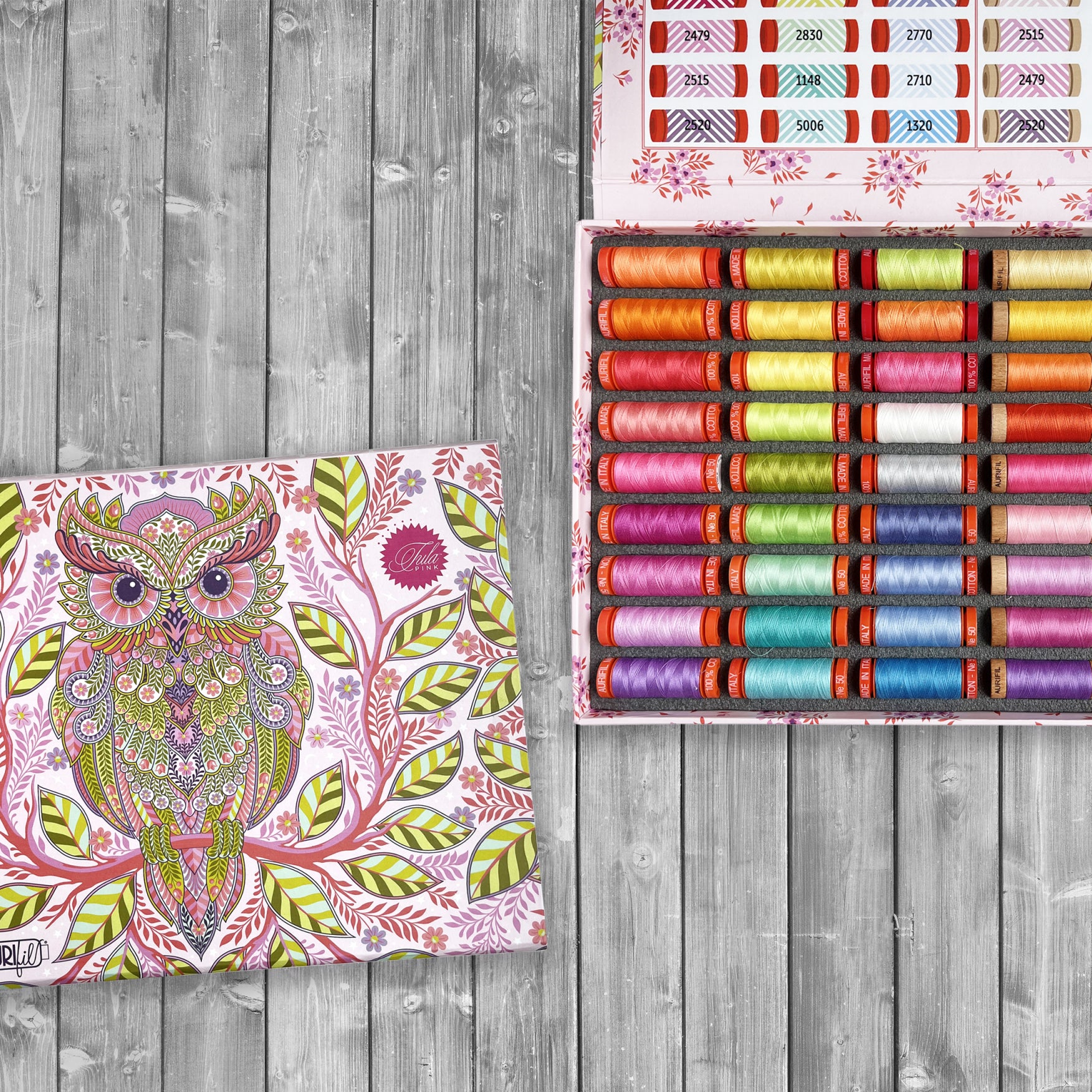 AURIFIL - TULA PINK - Full Moon Forest II 12wt, 50wt, 80wt Collection