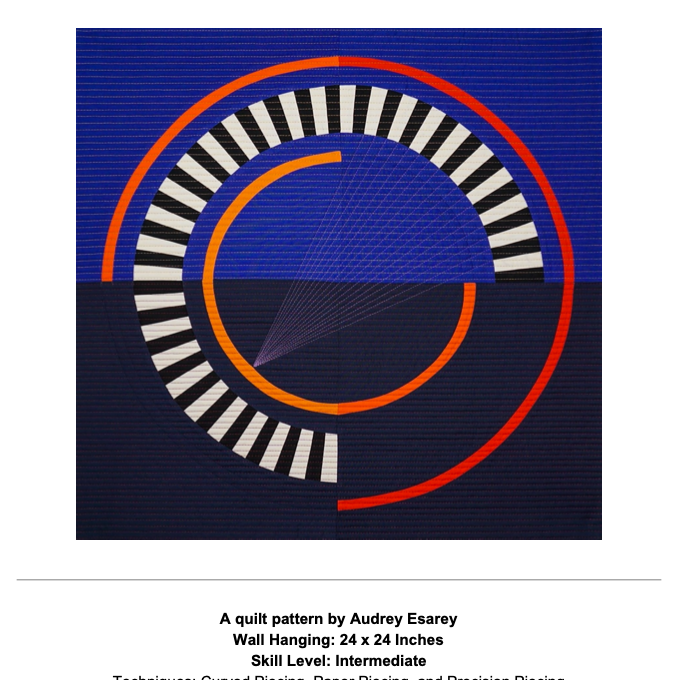 COTTON & BOURBON - Indigo Radial Pattern