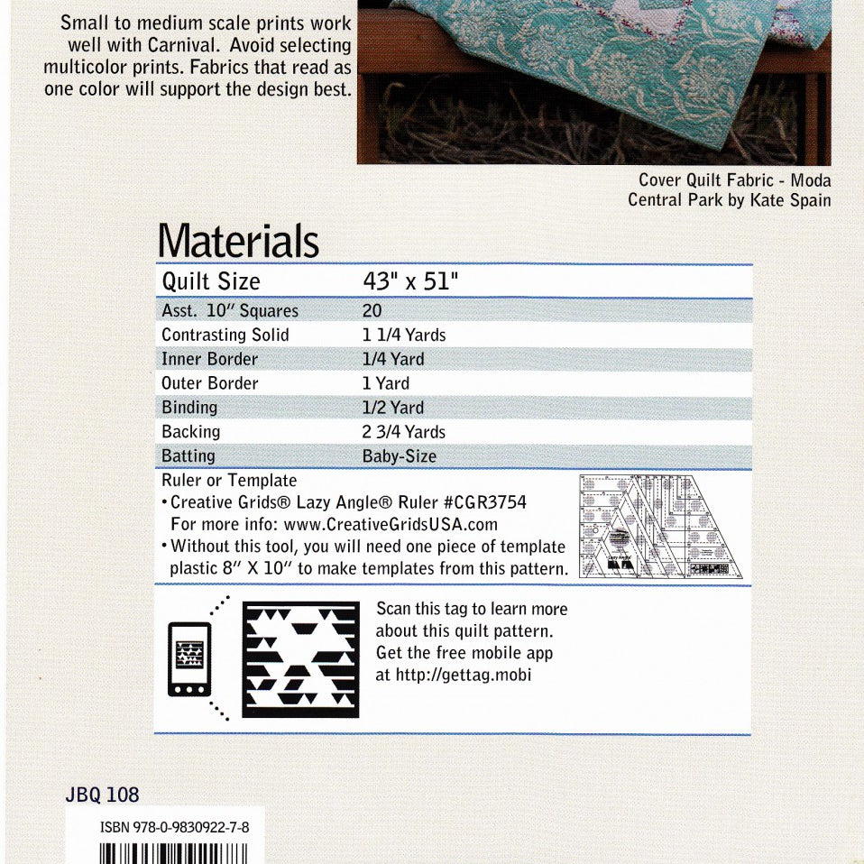 JAYBIRD QUILTS - CARNIVAL PATTERN