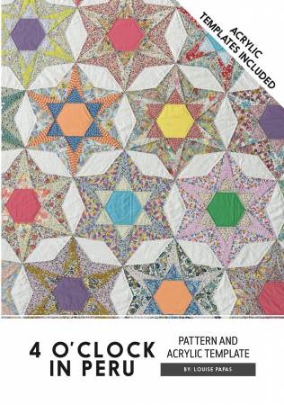 JUN KINGWELL DESIGNS - 4 O'Clock In Peru Pattern And Template