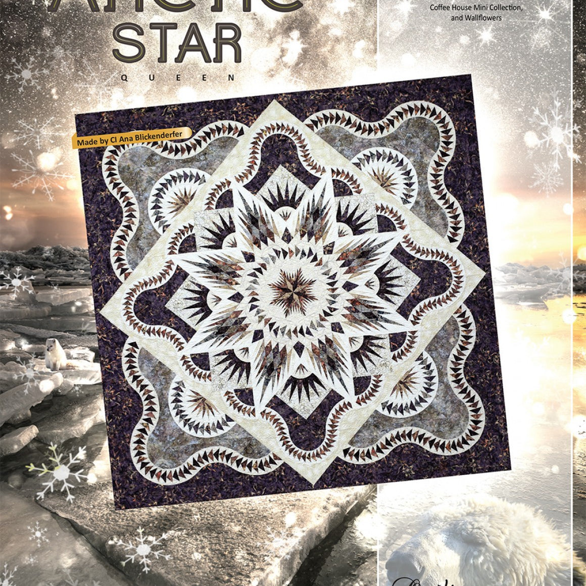 QUILTWORX.COM - Arctic Star Queen PATTERN