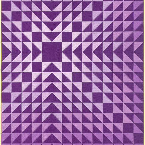 KONA SOLIDS - COTY 2025 - Silky Star Quilt Kit