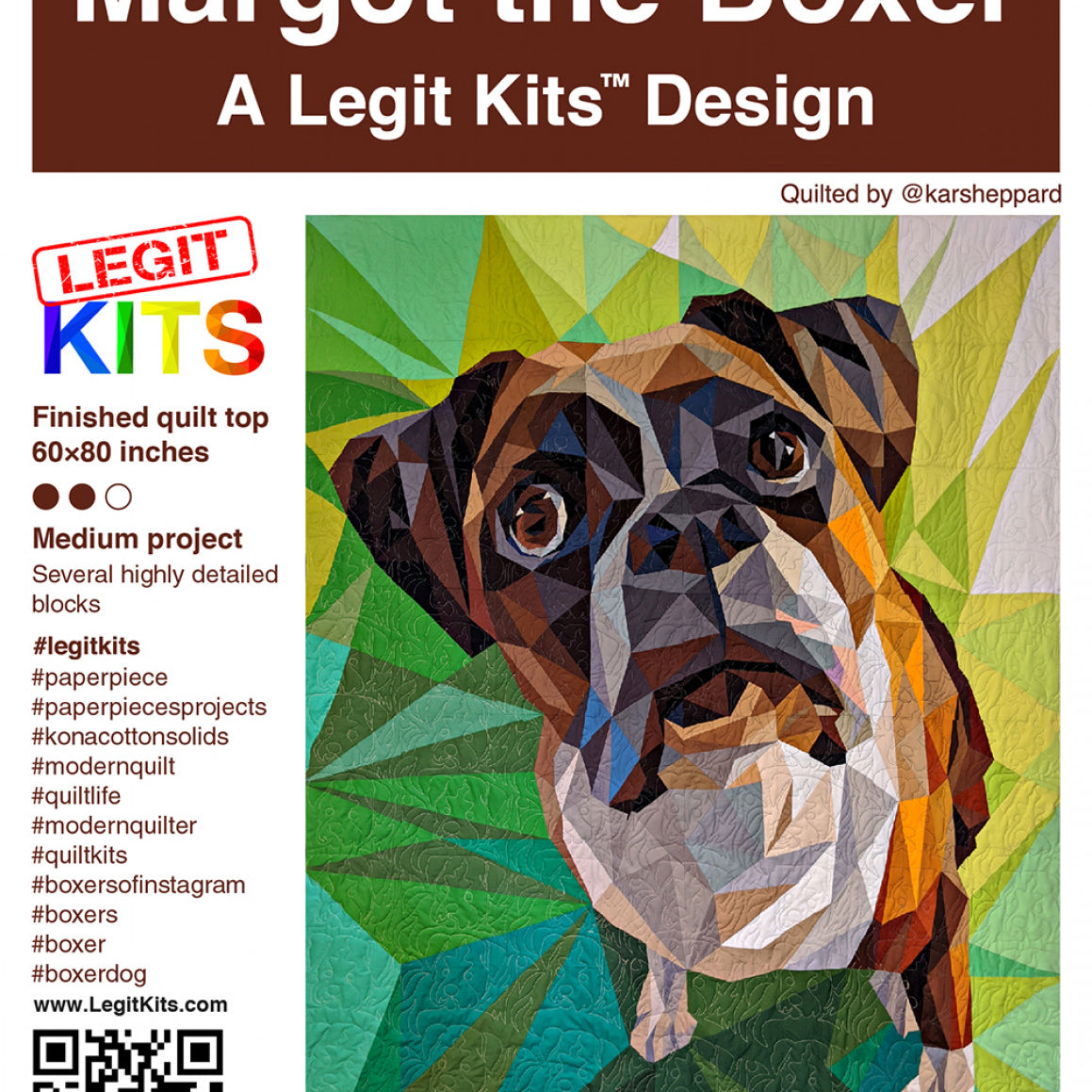 LEGIT KITS - Margot the Boxer Pattern LK-PT003
