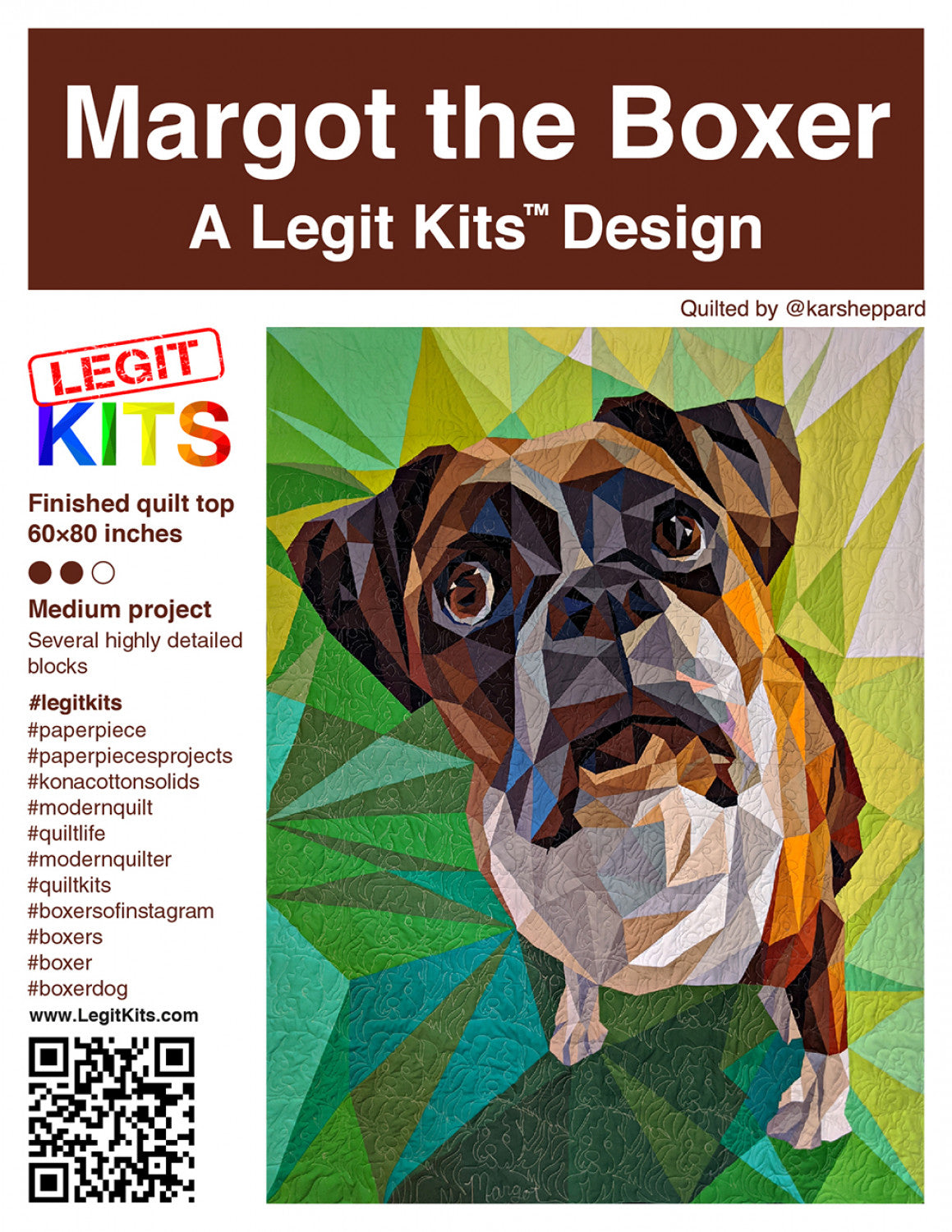 LEGIT KITS - Margot the Boxer Pattern LK-PT003