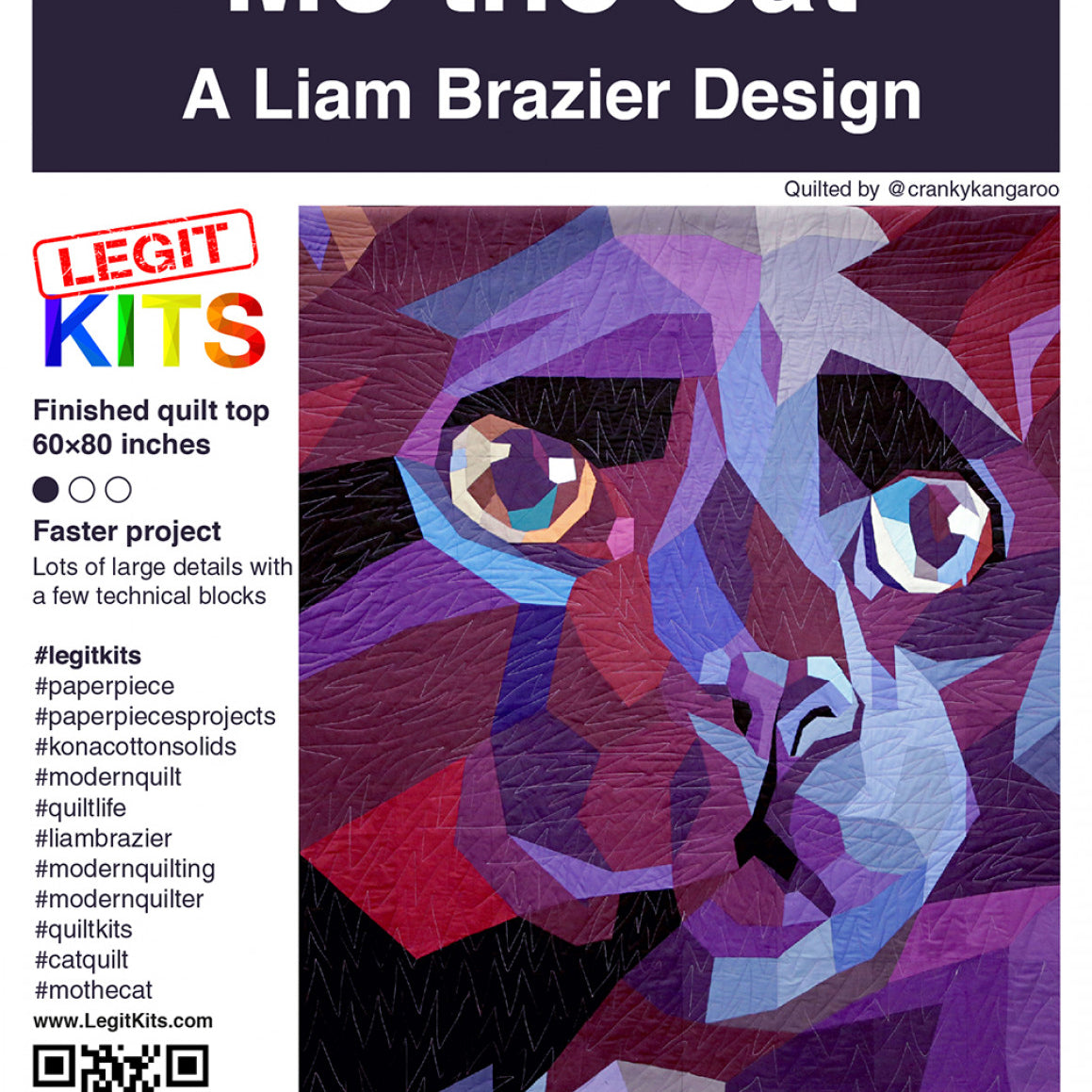 LEGIT KITS - Mo the Cat Pattern LK-PT005