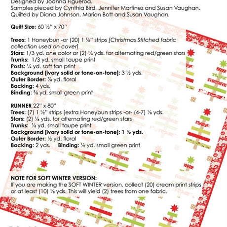 FIG TREE QUILTS - Yuletide Spruce Pattern