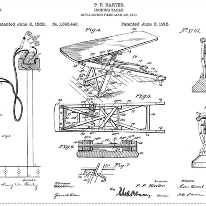 J. WECKER FRISCH - PRESS ON - Pressed Patent Panel, White