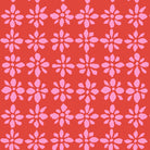 KAFFE FASSETT COLLECTIVE - AUGUST 2024 - Snow Flower, Red