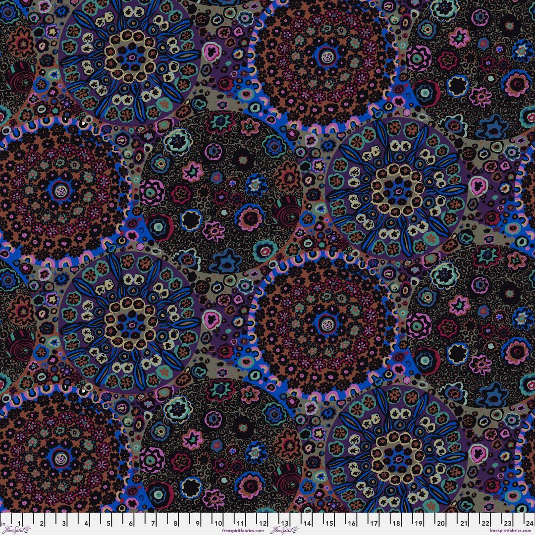 KAFFE FASSETT - KAFFE FASSET COLLECTIVE - STASH, Millefiore, Dark PWGP092.DARKX
