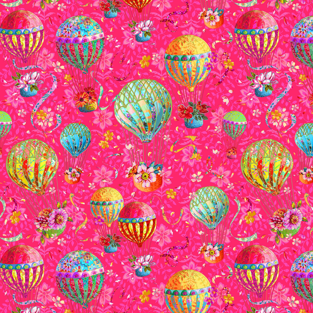 ODILE BAILLOEUL - Festival - Balloons, Pink PWOB111.PINK