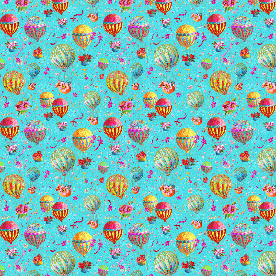 ODILE BAILLOEUL - Festival - SM Balloons, Blue PWOB112.BLUE