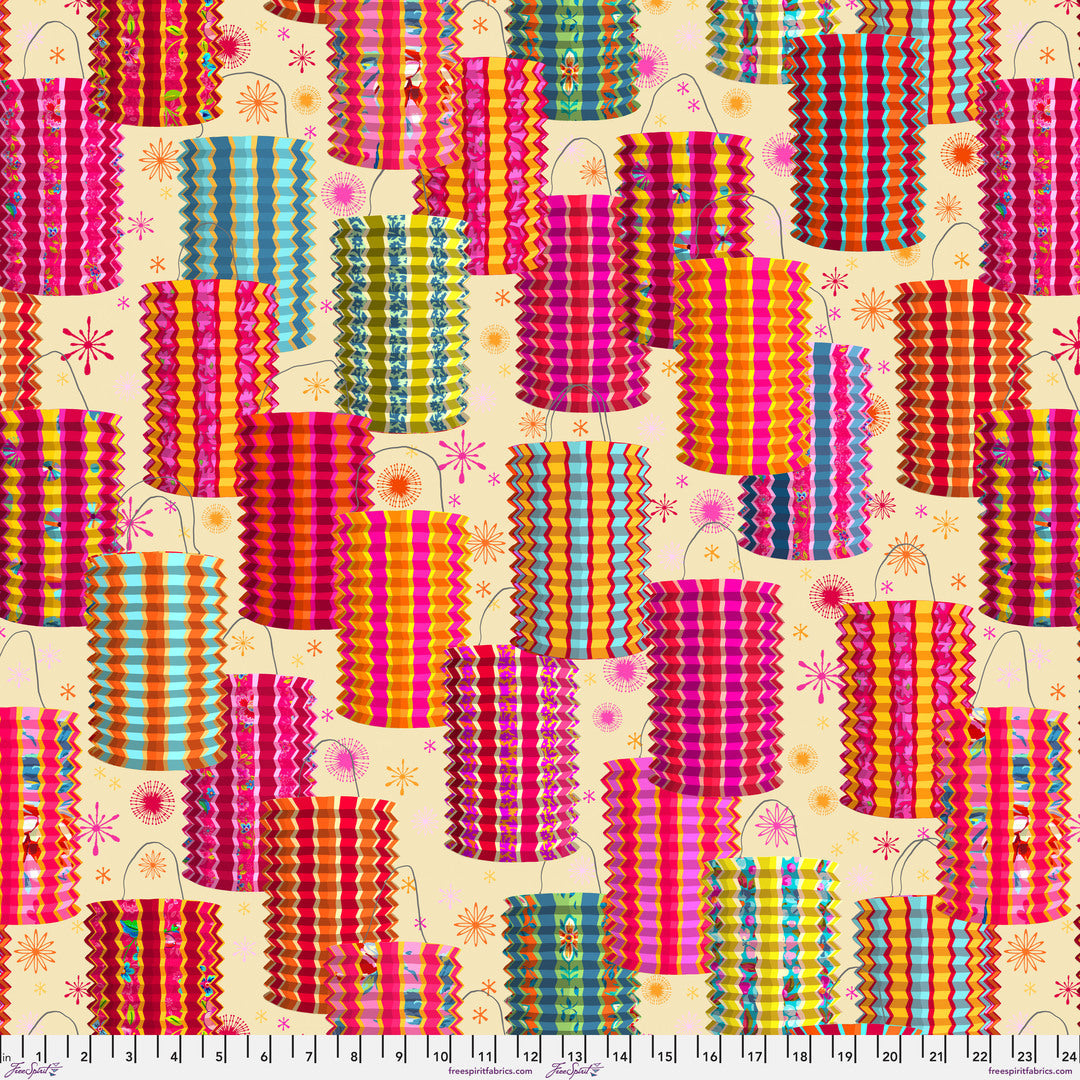 ODILE BAILLOEUL - Festival - Lanterns, Cream PWOB114.CREAM