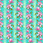 ODILE BAILLOEUL - Festival - Magnolias, Blue PWOB119.BLUE