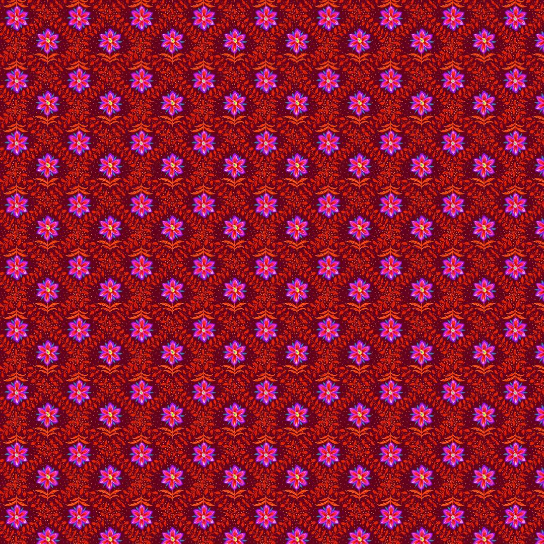 ODILE BAILLOEUL - Festival - Diamonds, Red PWOB122.RED