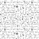 WRITING ON THE WALL - Lettres, White