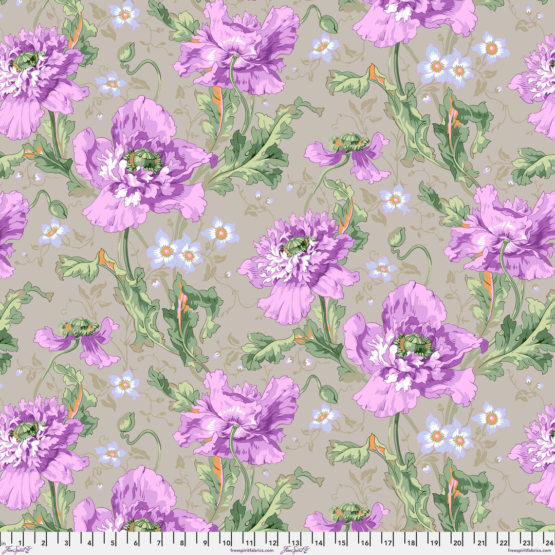 KAFFE FASSETT COLLECTIVE - AUGUST 2024 - Papaver, Grey