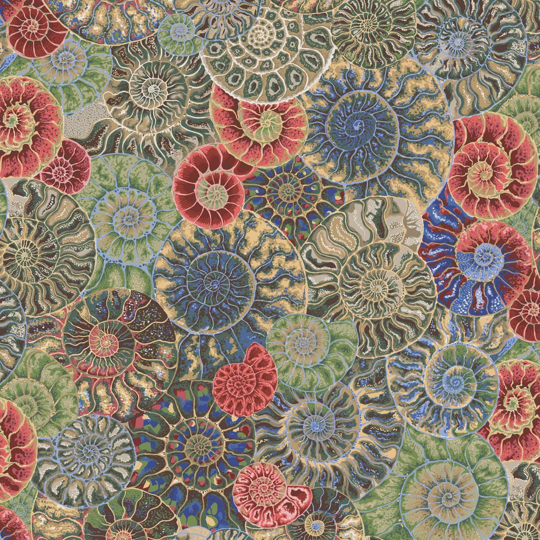 KAFFE FASSETT COLLECTIVE - AUGUST 2024 - Ammonites, Neutral