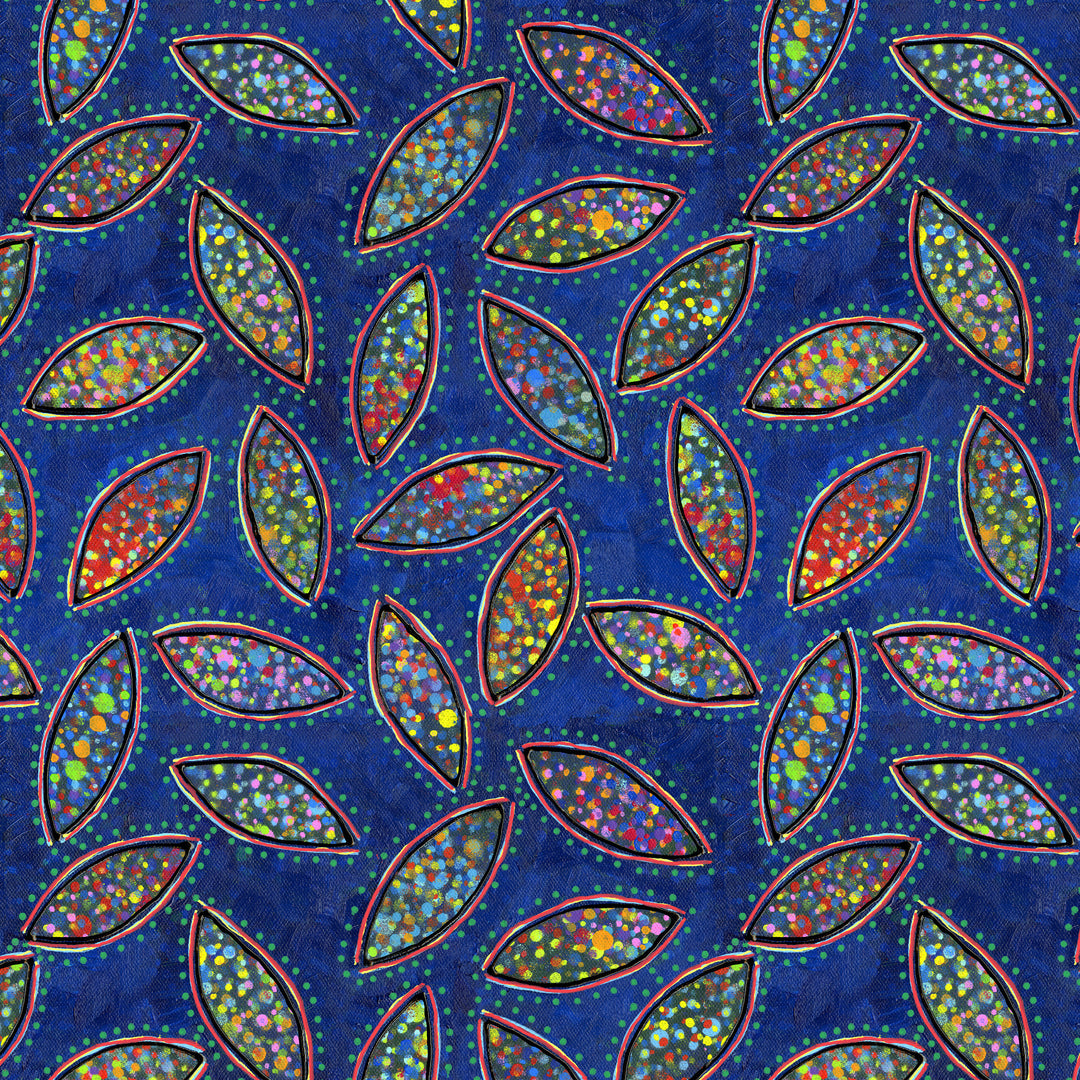 SUE PENN - PAPER TREES - Leaf Pile - Blue, Paper