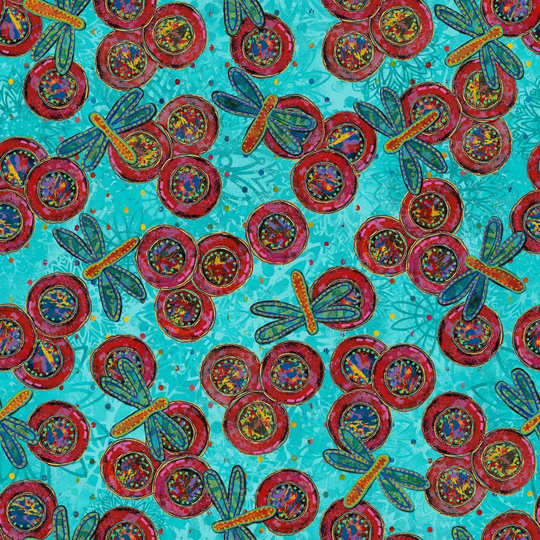 SUE PENN - DRAGONFLY DANCE - Flight, Mint PWSP110.MINT