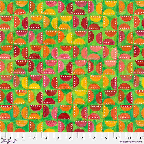 SUE PENN - DRAGONFLY DANCE - Pinwheel Party, Lime PWSP112.LIME