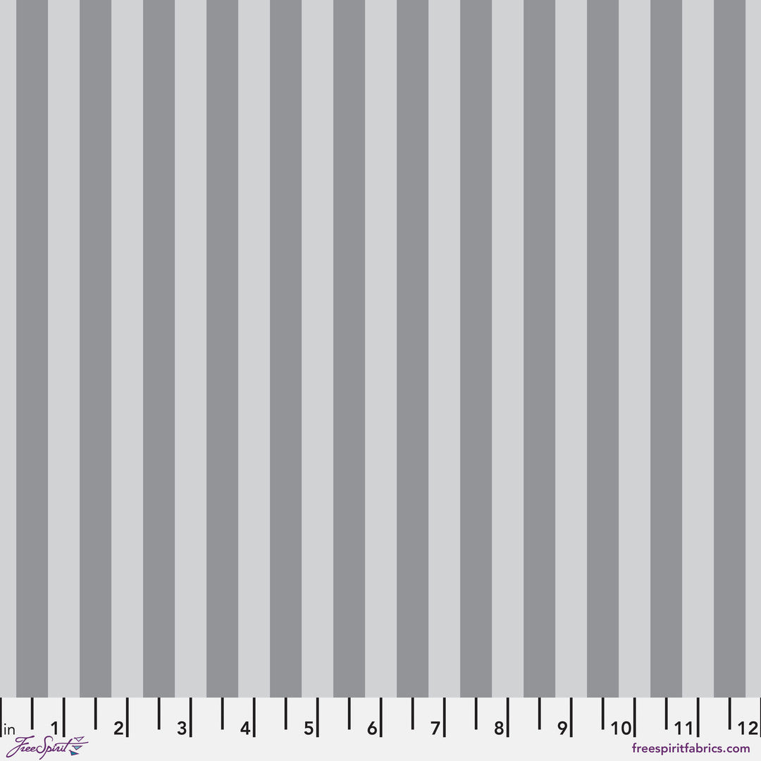 TULA PINK - Graywork - Tent Stripe, Fog PWTP069.FOG