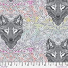 TULA PINK - Graywork - Wolf of Pink Street, Fog PWTP256.FOG