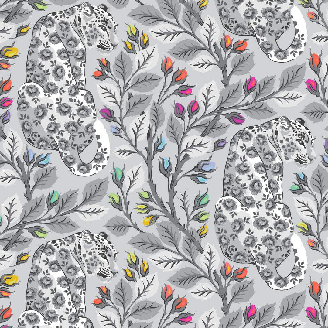 TULA PINK - Graywork - Beautymark, Fog PWTP257.FOG
