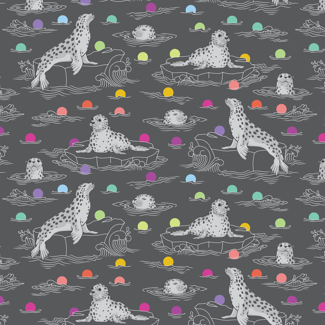 TULA PINK - Graywork - Seal the Deal, Carbon PWTP259.CARBON