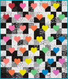 WRITING ON THE WALL  - Patchwork Hearts Quilt Kit