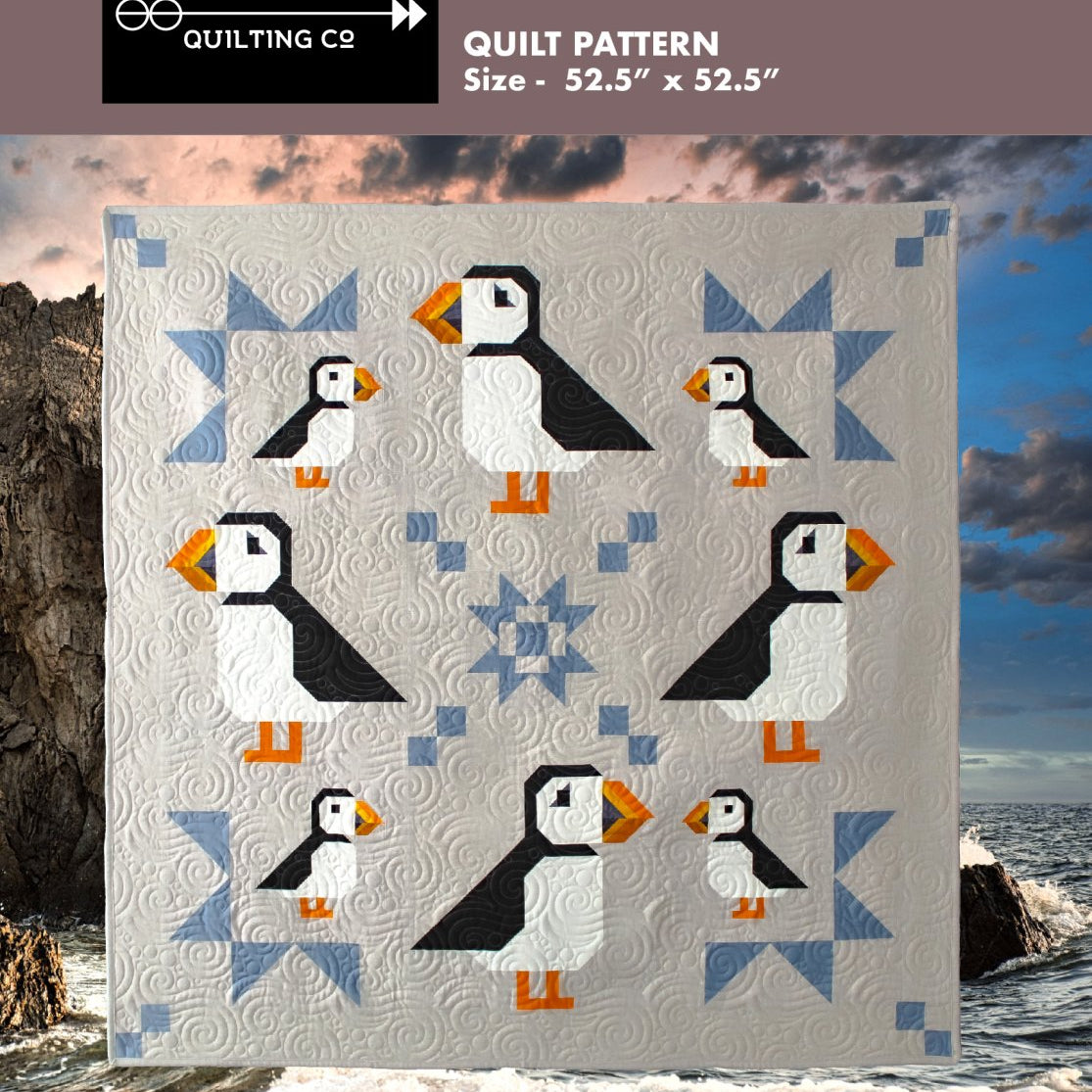 Art East Quilting Co - Puffin Star Pattern AEPS0323
