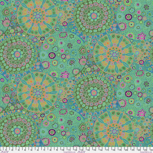 KAFFE FASSET COLLECTIVE -  108" QUILT BACK - Millefiore,  Jade
