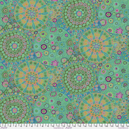 KAFFE FASSET COLLECTIVE -  108" QUILT BACK - Millefiore,  Jade