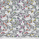 TULA PINK - Graywork - 108" Sateen Quilt Back - Best Buds, Fog QBTP019.FOG