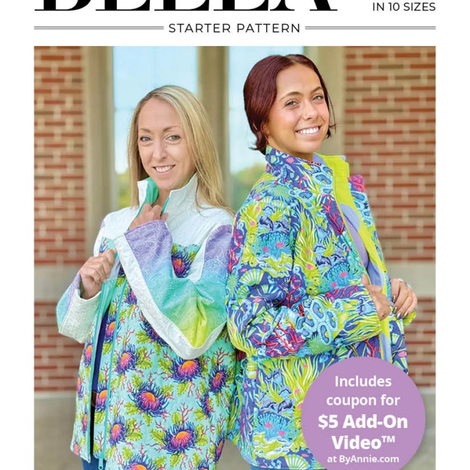 QUILTING ELSA - BYANNIE - Bella Quilted Coat Pattern QE101