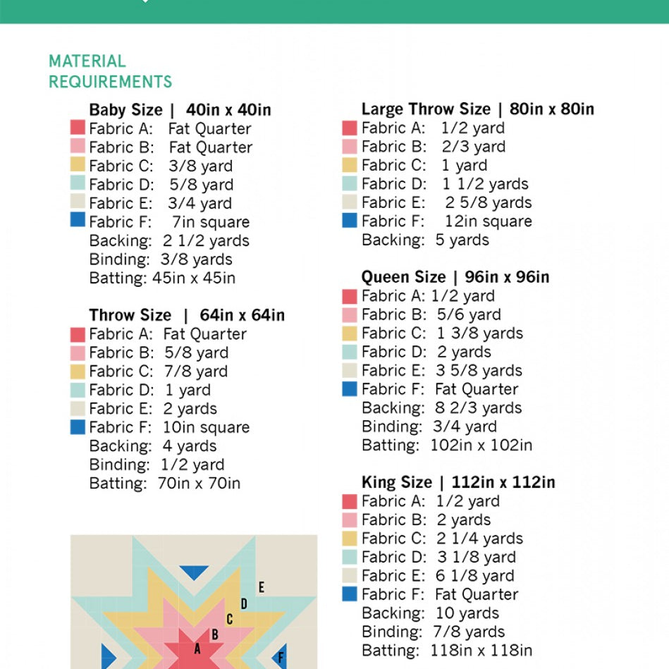 QUILTY LOVE - Expanding Stars Quilt Pattern