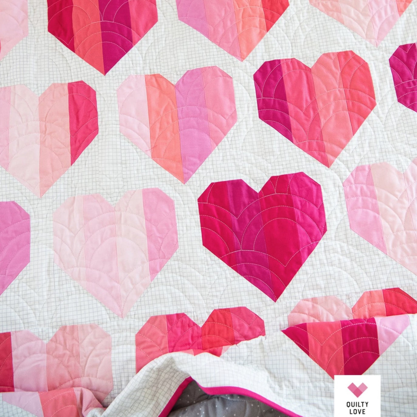 QUILTY LOVE - Infinite Hearts Quilt Pattern