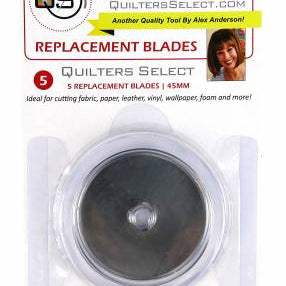 QUILTER'S Select - 45 MM Rotary Blade, Replacements 5pk
