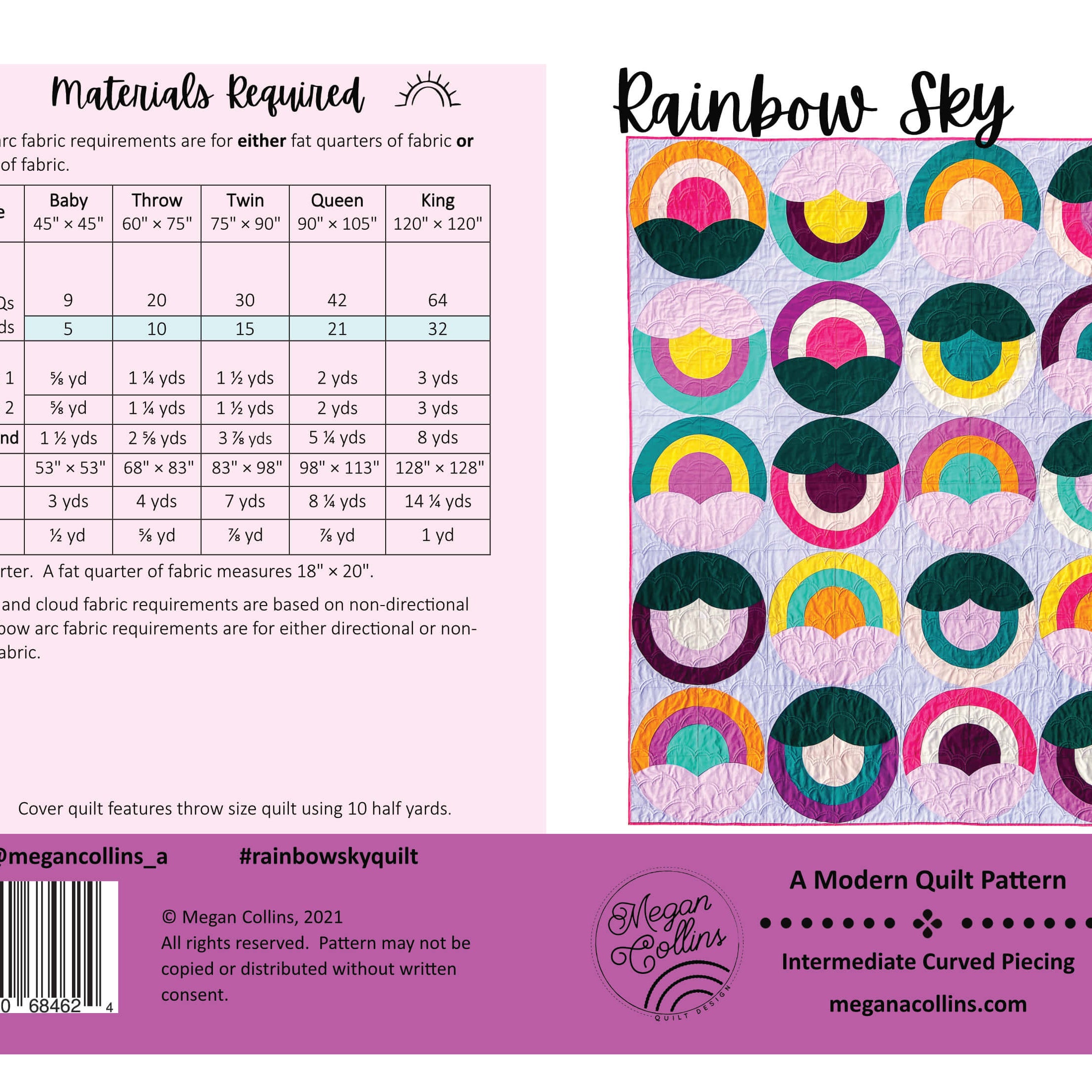 MEGAN COLLINS - RAINBOW SKY PATTERN