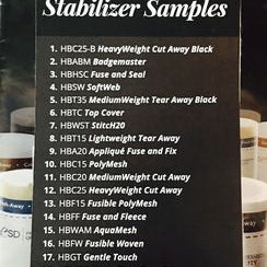 OESD - Stabilizer Brochure w/ Samples STABRSAMPLE