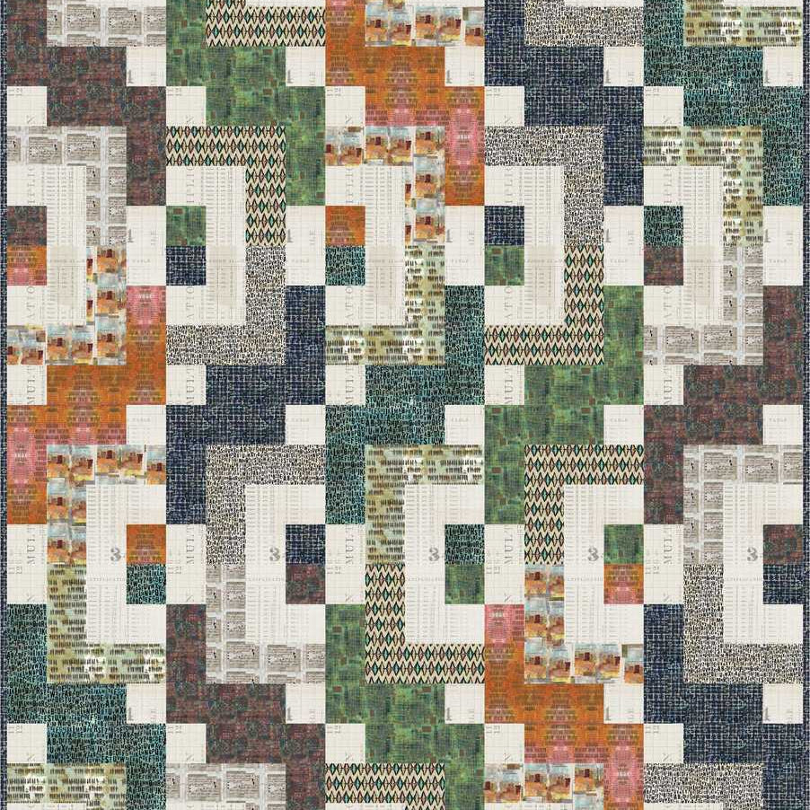 SETH APTER - On Your Mark - Scotland Yard Quilt Kit