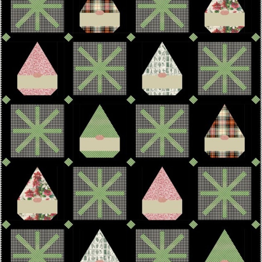 TIM HOLTZ - HOLIDAY PAST - Snow Gnomes Quilt Kit