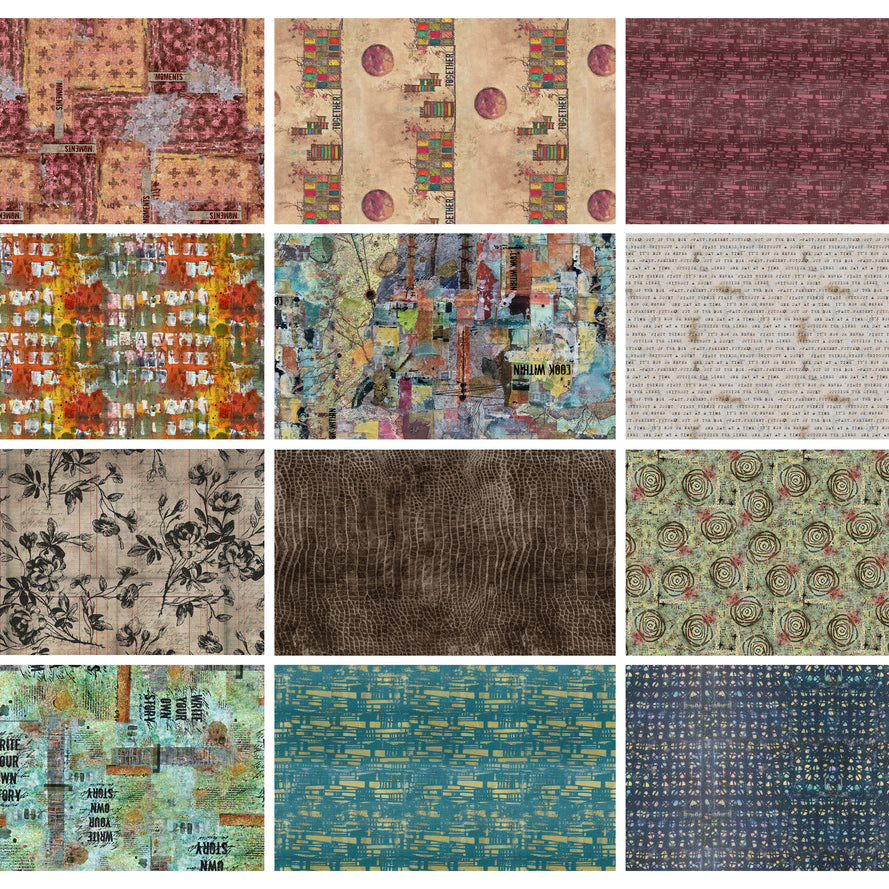 SETH APTER - LIVE OUT LOUD - 12 Fat Quarter Pack